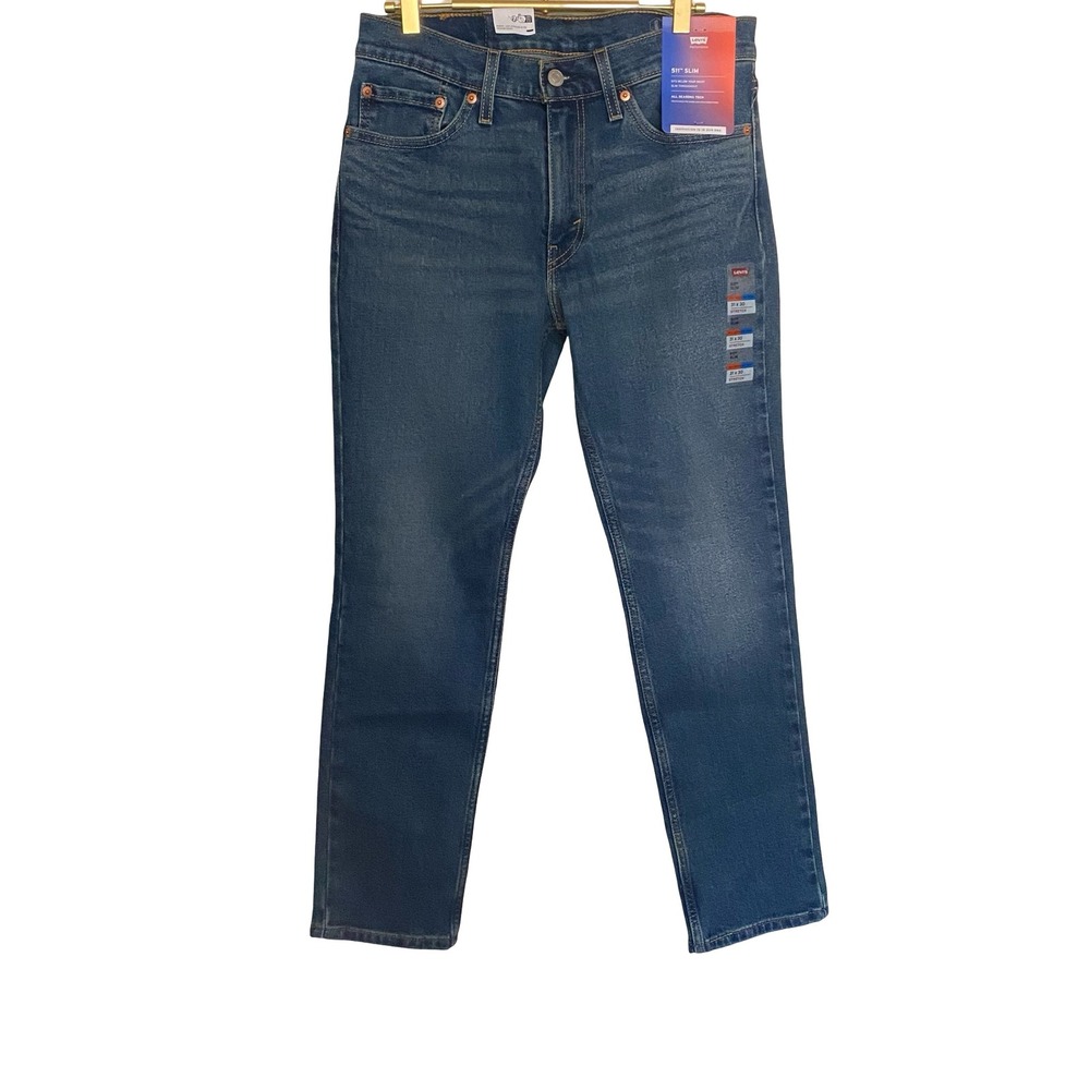 Levi's 511 Slim Jeans Men's 31x30 Blue Performance Stretch NWT